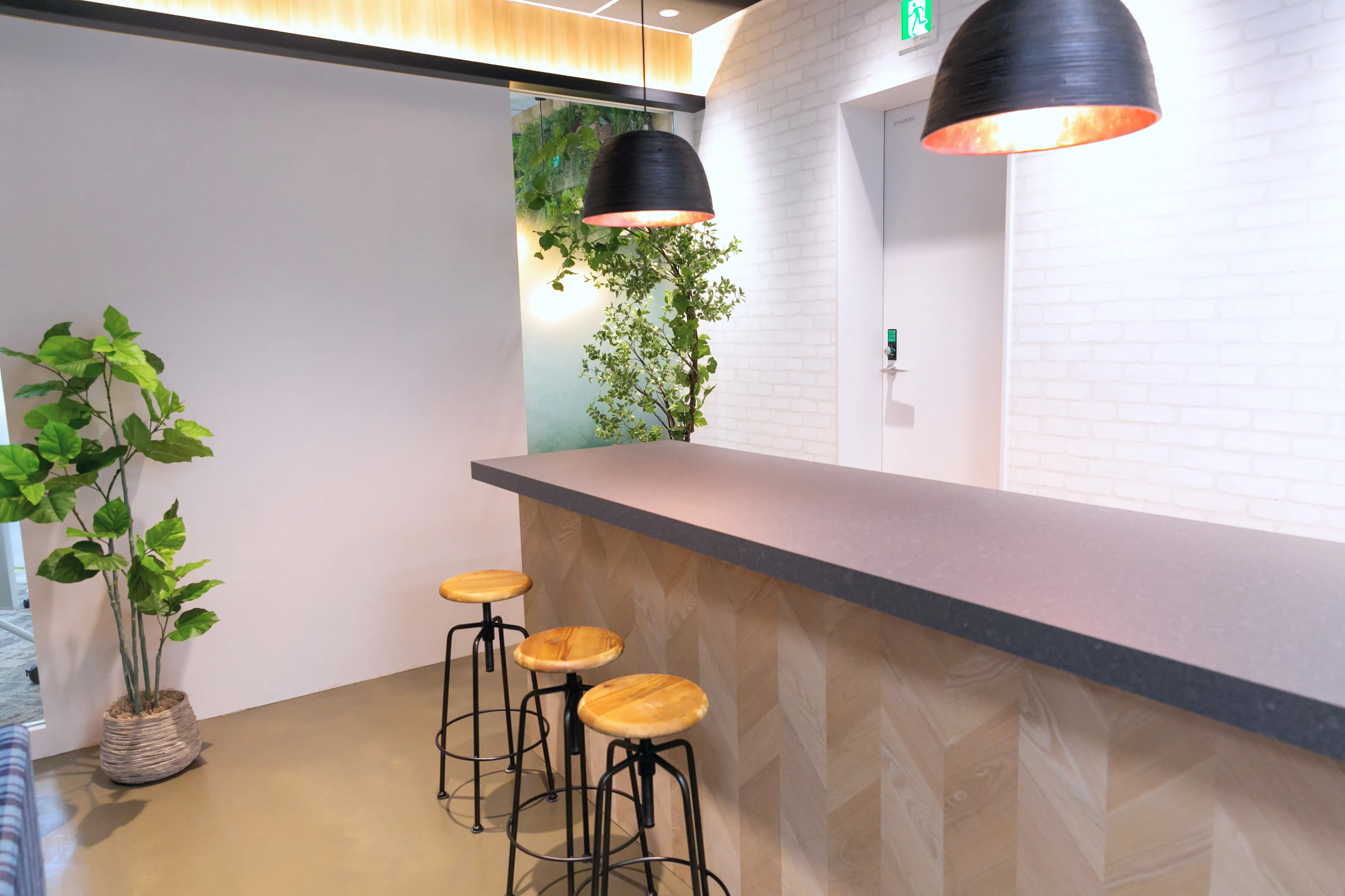 カフェスペースの写真